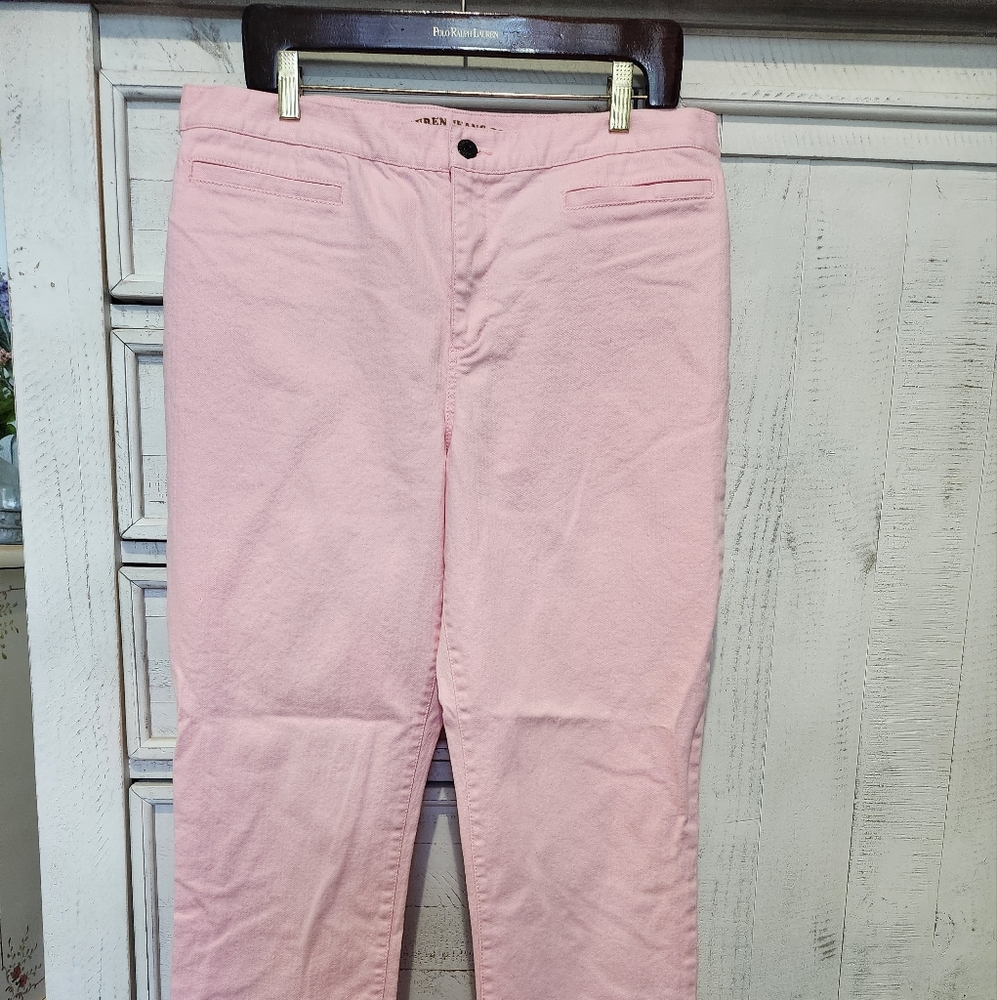 NWOT Lauren ralph lauren pink jeans.